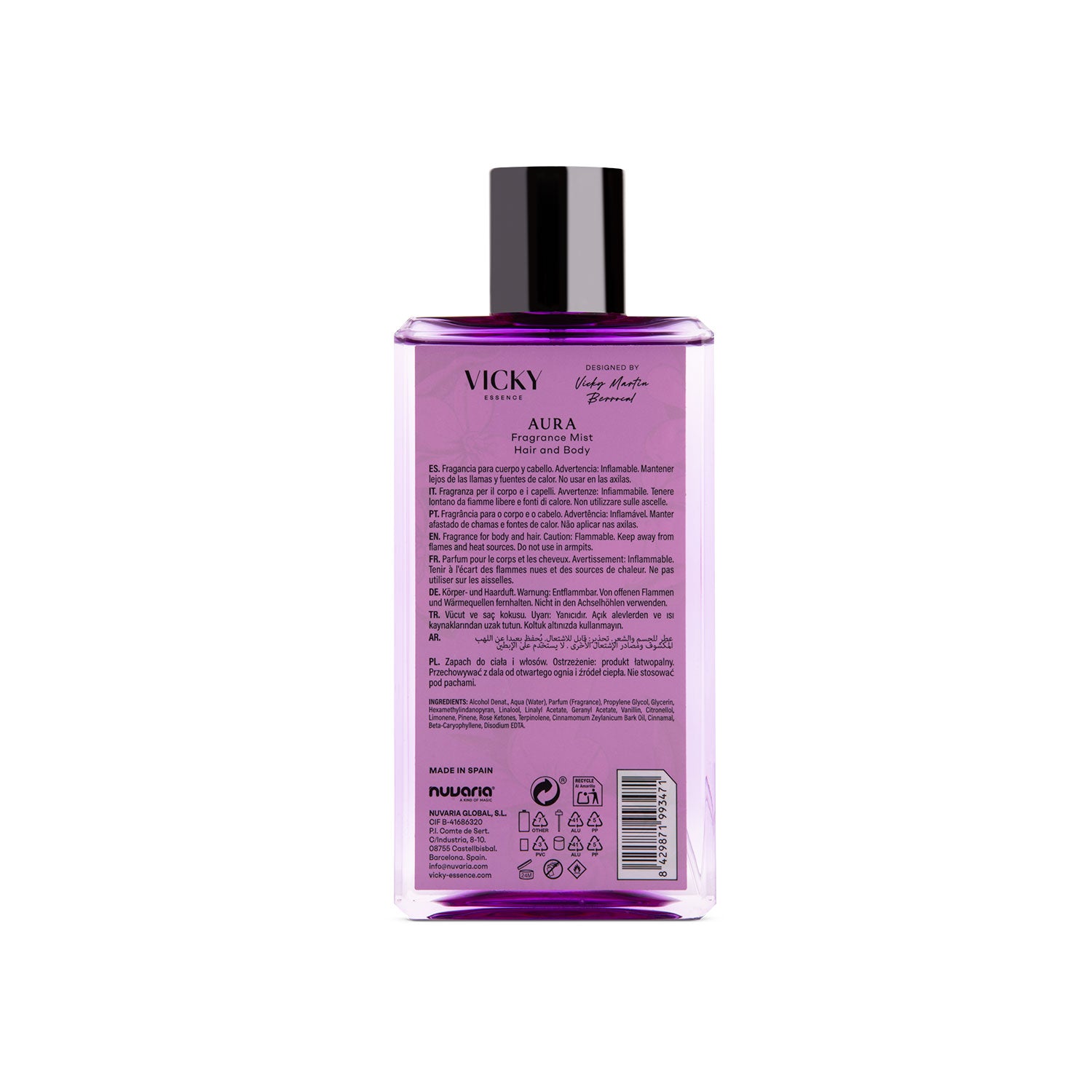 Aura - Fragance Mist 235ml | VICKY ESSENCE